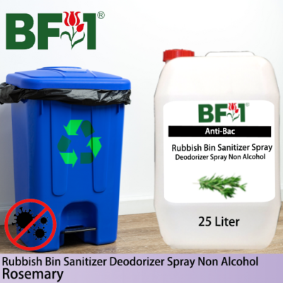 (ABRBSD) Rosemary Anti-Bac Rubbish Bin Sanitizer Deodorizer Spray - Non Alcohol - 25L