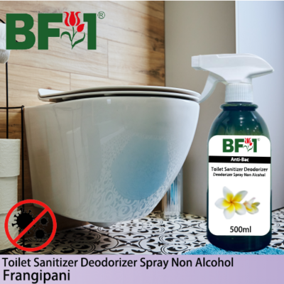 (ABTSD) Frangipani Anti-Bac Toilet Sanitizer Deodorizer Spray - Non Alcohol - 500ml