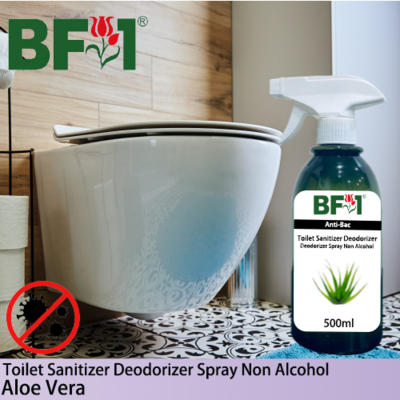 (ABTSD) Aloe Vera Anti-Bac Toilet Sanitizer Deodorizer Spray - Non Alcohol - 500ml