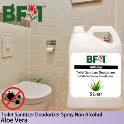 (ABTSD) Aloe Vera Anti-Bac Toilet Sanitizer Deodorizer Spray - Non Alcohol - 5L