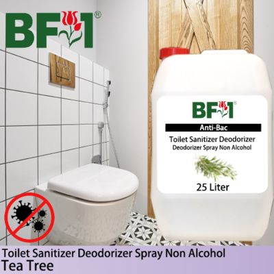 (ABTSD) Tea Tree Anti-Bac Toilet Sanitizer Deodorizer Spray - Non Alcohol - 25L