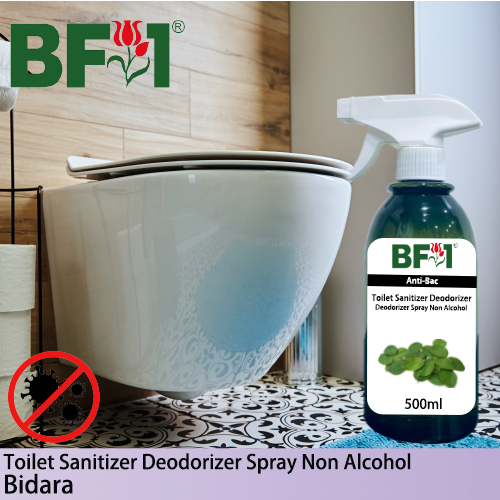 (ABTSD) Bidara Anti-Bac Toilet Sanitizer Deodorizer Spray - Non Alcohol - 500ml