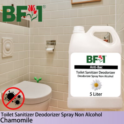 (ABTSD) Chamomile Anti-Bac Toilet Sanitizer Deodorizer Spray - Non Alcohol - 5L