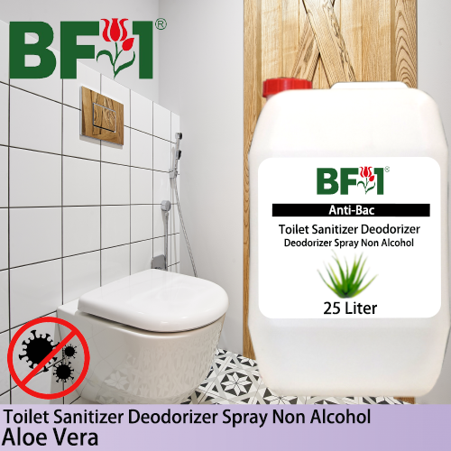 (ABTSD) Aloe Vera Anti-Bac Toilet Sanitizer Deodorizer Spray - Non Alcohol - 25L