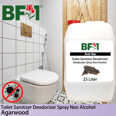 (ABTSD) Agarwood Anti-Bac Toilet Sanitizer Deodorizer Spray - Non Alcohol - 25L