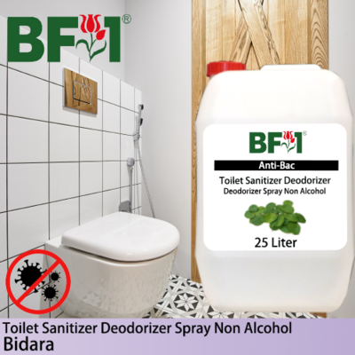 (ABTSD) Bidara Anti-Bac Toilet Sanitizer Deodorizer Spray - Non Alcohol - 25L