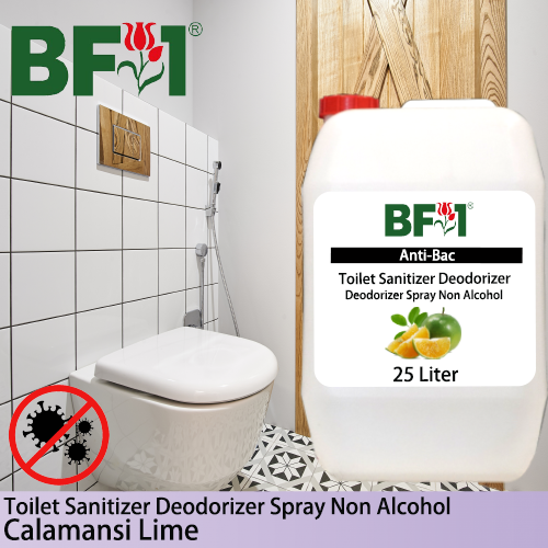 (ABTSD) lime - Calamansi Lime Anti-Bac Toilet Sanitizer Deodorizer Spray - Non Alcohol - 25L