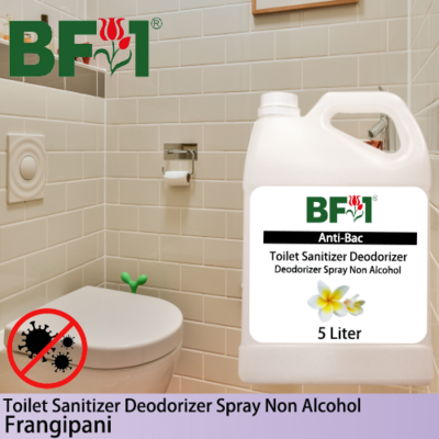 (ABTSD) Frangipani Anti-Bac Toilet Sanitizer Deodorizer Spray - Non Alcohol - 5L