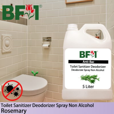 (ABTSD) Rosemary Anti-Bac Toilet Sanitizer Deodorizer Spray - Non Alcohol - 5L