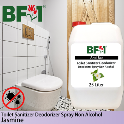 (ABTSD) Jasmine Anti-Bac Toilet Sanitizer Deodorizer Spray - Non Alcohol - 25L