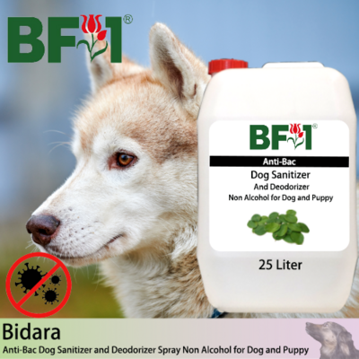 Anti-Bac Dog Sanitizer and Deodorizer Spray (ABPSD-Dog) - Non Alcohol with Bidara - 25L for Dog and Puppy ⭐⭐⭐⭐⭐