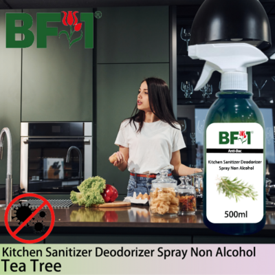 (ABKSD) Tea Tree Anti-Bac Kitchen Sanitizer Deodorizer Spray - Non Alcohol - 500ml