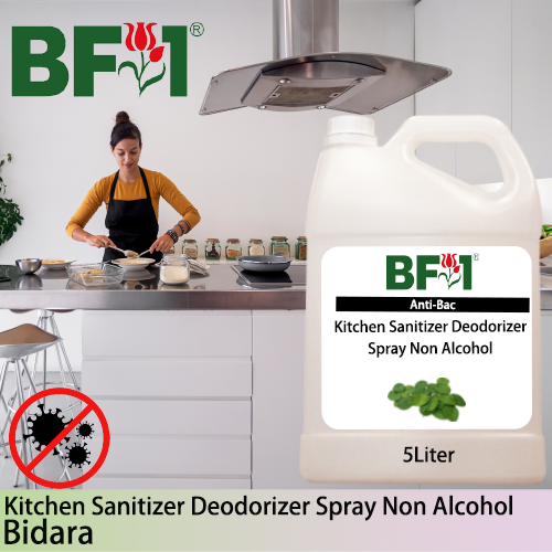 (ABKSD) Bidara Anti-Bac Kitchen Sanitizer Deodorizer Spray - Non Alcohol - 5L