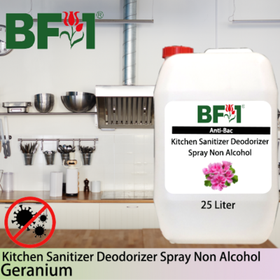 (ABKSD) Geranium Anti-Bac Kitchen Sanitizer Deodorizer Spray - Non Alcohol - 25L