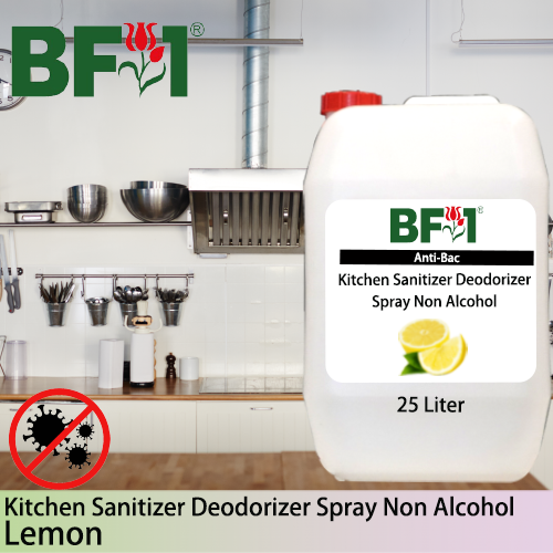 (ABKSD) Lemon Anti-Bac Kitchen Sanitizer Deodorizer Spray - Non Alcohol - 25L