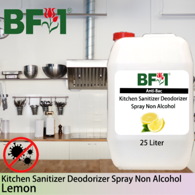(ABKSD) Lemon Anti-Bac Kitchen Sanitizer Deodorizer Spray - Non Alcohol - 25L
