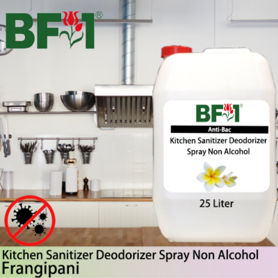 (ABKSD) Frangipani Anti-Bac Kitchen Sanitizer Deodorizer Spray - Non Alcohol - 25L