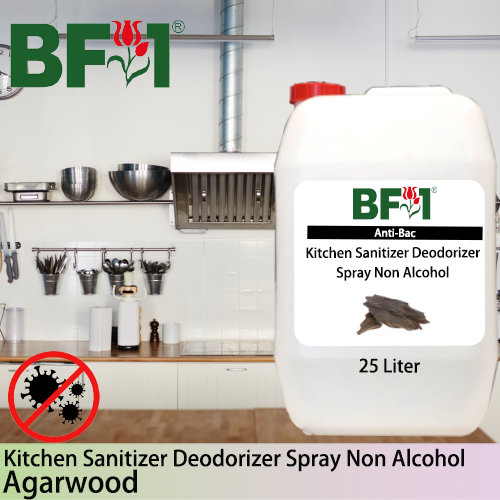 (ABKSD) Agarwood Anti-Bac Kitchen Sanitizer Deodorizer Spray - Non Alcohol - 25L