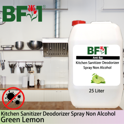 (ABKSD) Lemon - Green Lemon Anti-Bac Kitchen Sanitizer Deodorizer Spray - Non Alcohol - 25L