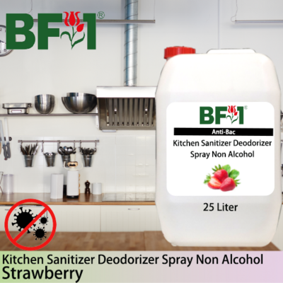 (ABKSD) Strawberry Anti-Bac Kitchen Sanitizer Deodorizer Spray - Non Alcohol - 25L