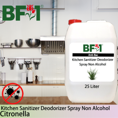 (ABKSD) Citronella Anti-Bac Kitchen Sanitizer Deodorizer Spray - Non Alcohol - 25L
