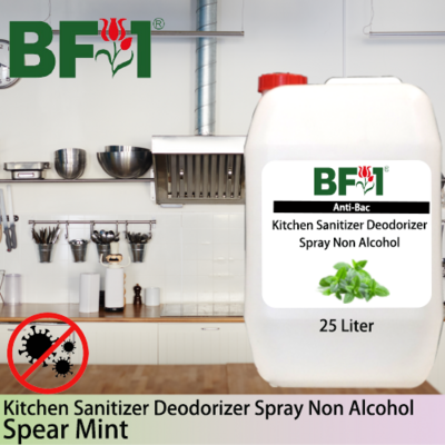 (ABKSD) mint - Spear Mint Anti-Bac Kitchen Sanitizer Deodorizer Spray - Non Alcohol - 25L