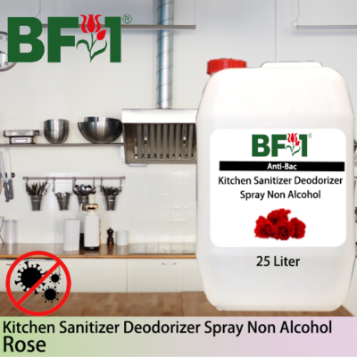 (ABKSD) Rose Anti-Bac Kitchen Sanitizer Deodorizer Spray - Non Alcohol - 25L