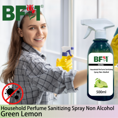 Anti-Bac Household Perfume Sanitizing Spray Non Alcohol (ABHP) - Lemon - Green Lemon - 500ml