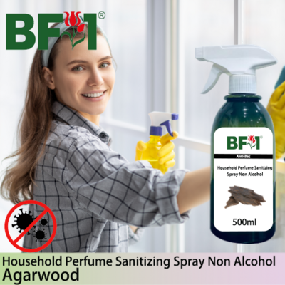 Anti-Bac Household Perfume Sanitizing Spray Non Alcohol (ABHP) - Agarwood - 500ml