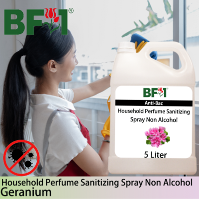 Anti-Bac Household Perfume Sanitizing Spray Non Alcohol (ABHP) - Geranium - 5L