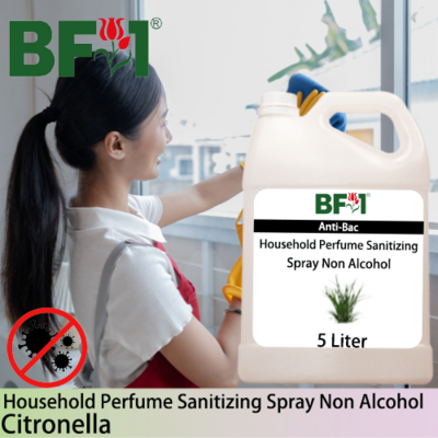 Anti-Bac Household Perfume Sanitizing Spray Non Alcohol (ABHP) - Citronella - 5L