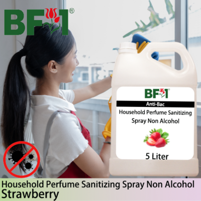 Anti-Bac Household Perfume Sanitizing Spray Non Alcohol (ABHP) - Strawberry - 5L