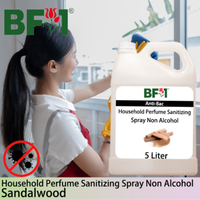 Anti-Bac Household Perfume Sanitizing Spray Non Alcohol (ABHP) - Sandalwood - 5L