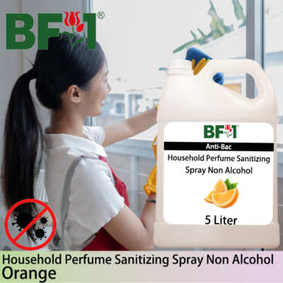 Anti-Bac Household Perfume Sanitizing Spray Non Alcohol (ABHP) - Orange - 5L