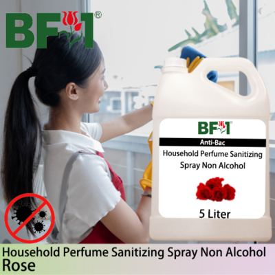 Anti-Bac Household Perfume Sanitizing Spray Non Alcohol (ABHP) - Rose - 5L