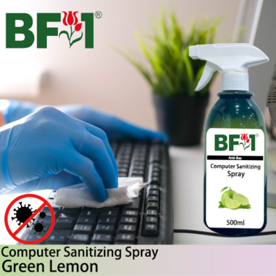 Anti-Bac Computer Sanitizing Spray Non Alcohol (ABCS) - Lemon - Green Lemon - 500ml