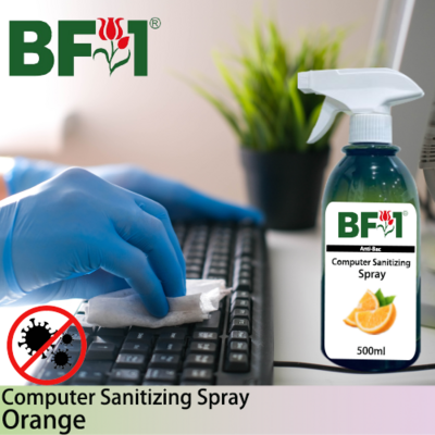 Anti-Bac Computer Sanitizing Spray Non Alcohol (ABCS) - Orange - 500ml