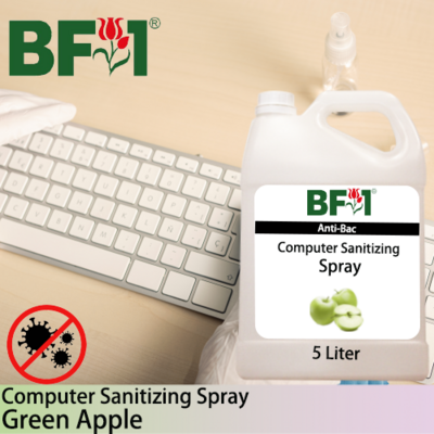 Anti-Bac Computer Sanitizing Spray Non Alcohol (ABCS) - Apple - Green Apple - 5L