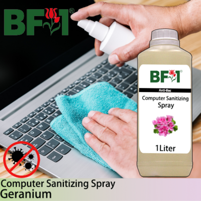 Anti-Bac Computer Sanitizing Spray Non Alcohol (ABCS) - Geranium - 1L