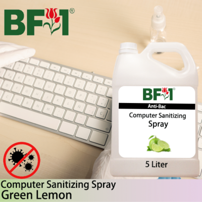 Anti-Bac Computer Sanitizing Spray Non Alcohol (ABCS) - Lemon - Green Lemon - 5L