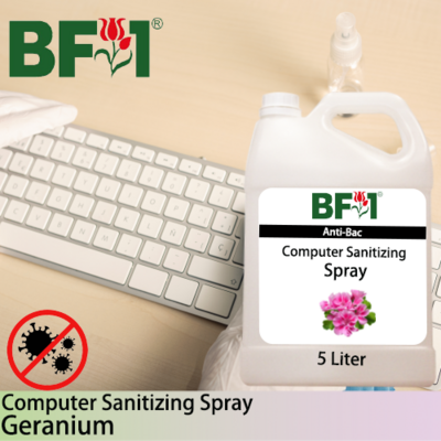 Anti-Bac Computer Sanitizing Spray Non Alcohol (ABCS) - Geranium - 5L