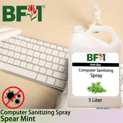 Anti-Bac Computer Sanitizing Spray Non Alcohol (ABCS) - mint - Spear Mint - 5L