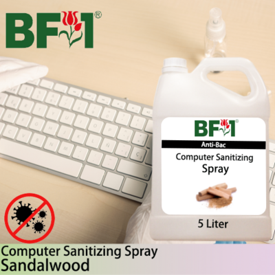Anti-Bac Computer Sanitizing Spray Non Alcohol (ABCS) - Sandalwood - 5L