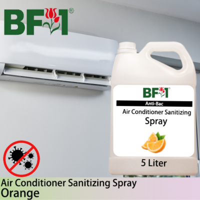Anti-Bac Air Conditioner Sanitizing Spray Non Alcohol (ABACS) - Orange - 5L