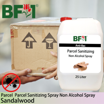 Anti-Bac Parcel Sanitizing Spray Non Alcohol (ABPS) - Sandalwood - 25L