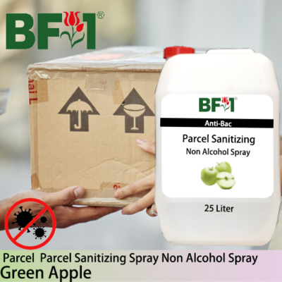 Anti-Bac Parcel Sanitizing Spray Non Alcohol (ABPS) - Apple - Green Apple - 25L