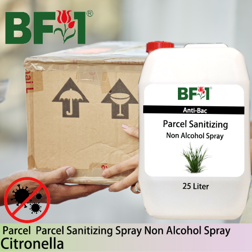 Anti-Bac Parcel Sanitizing Spray Non Alcohol (ABPS) - Citronella - 25L