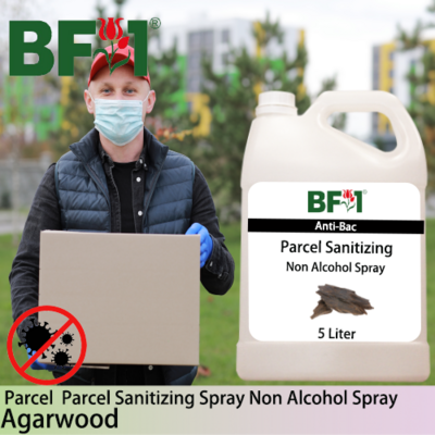 Anti-Bac Parcel Sanitizing Spray Non Alcohol (ABPS) - Agarwood - 5L