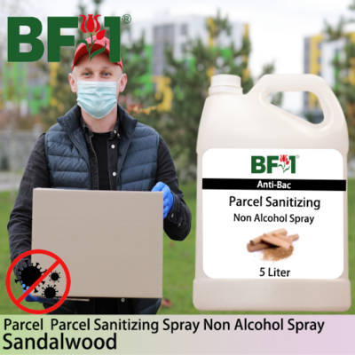 Anti-Bac Parcel Sanitizing Spray Non Alcohol (ABPS) - Sandalwood - 5L