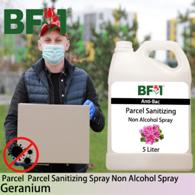 Anti-Bac Parcel Sanitizing Spray Non Alcohol (ABPS) - Geranium - 5L